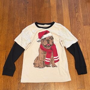 The Children’s Place Christmas Dog Shirt Size M 7/8